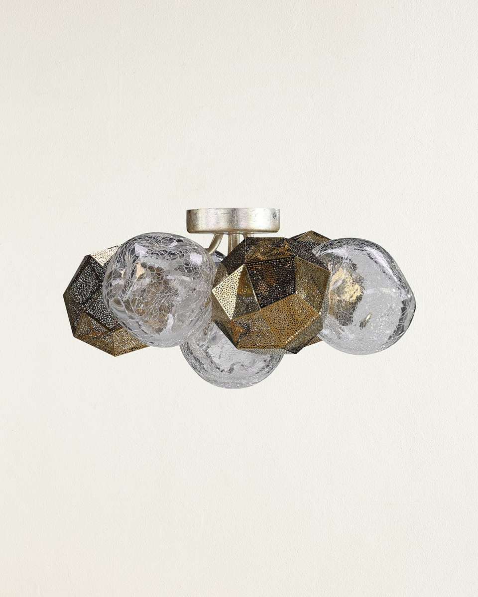 Vivaldi 3-Light Semi-Flush Mount